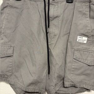 Hurley Men's Gray Cargo Shorts